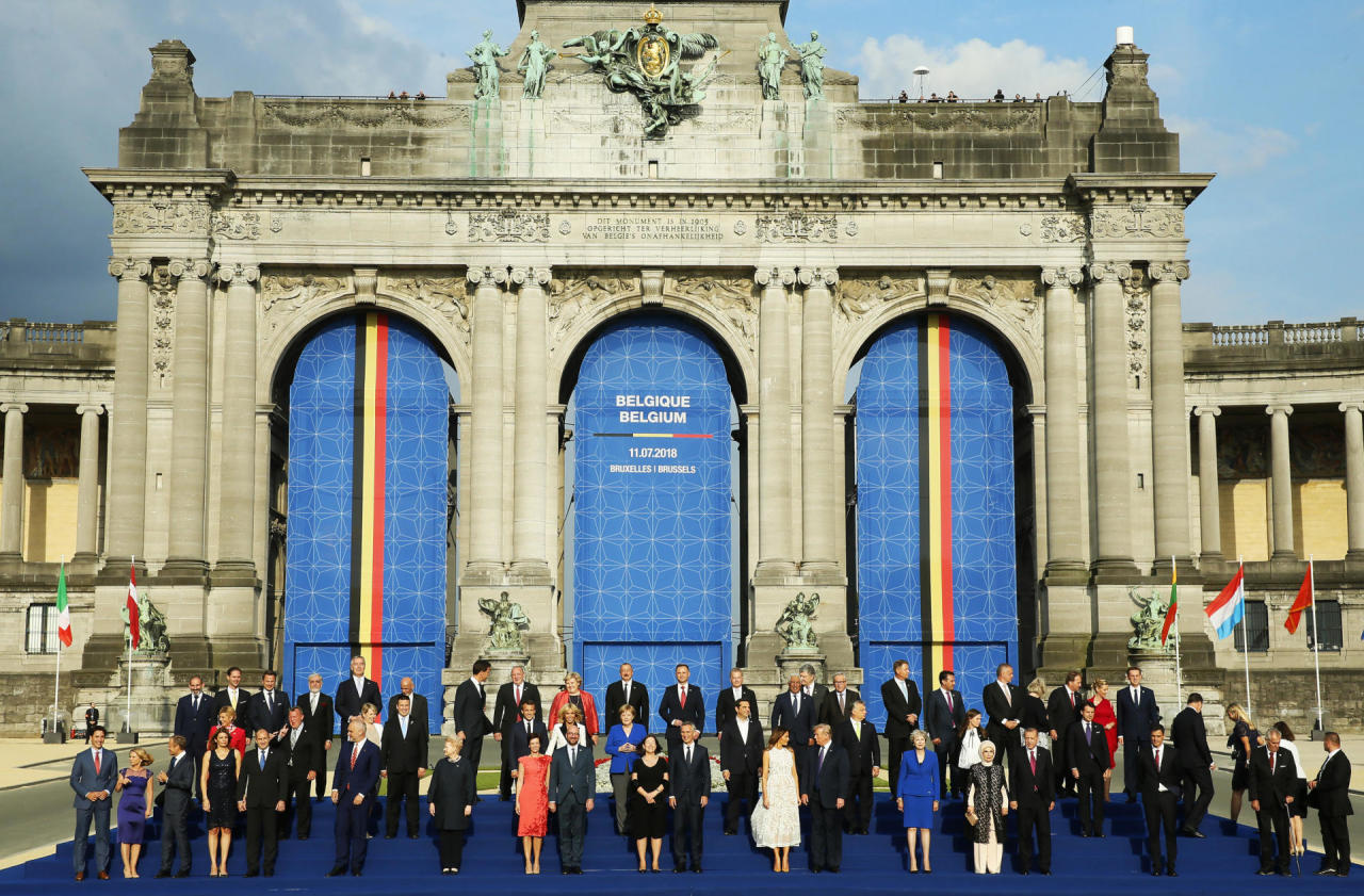 Президент Ильхам Алиев принял участие в приеме для глав государств и правительств стран-союзников и партнеров НАТО