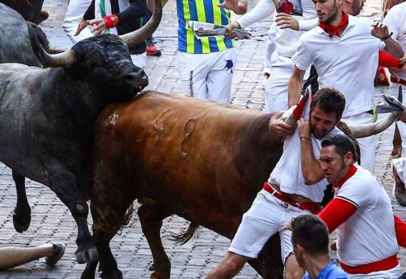 Забег с быками в Испании: ранены 42 человека