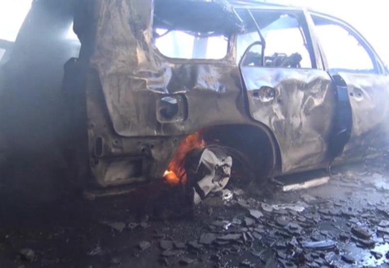 В Казахстане на штрафстоянке сгорели 45 машин