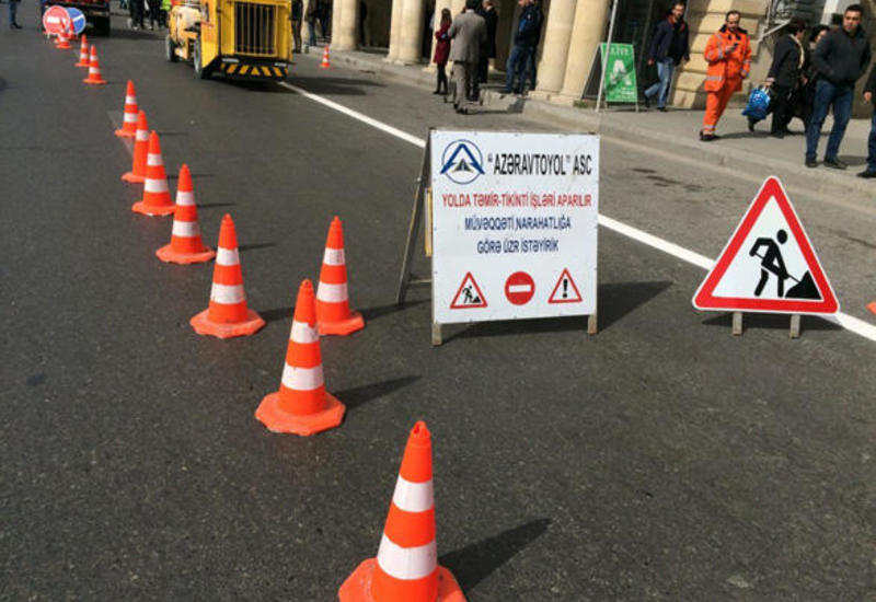 На участке автотрассы Баку-Сумгайыт обновят дорожную разметку
