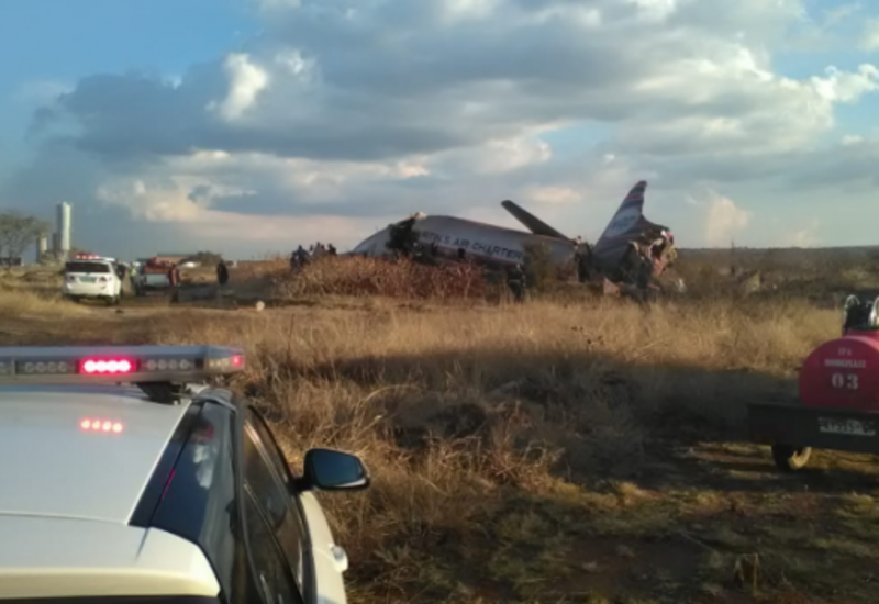 Падение самолета сняли на видео изнутри <span class="color_red">- ВИДЕО</span>
