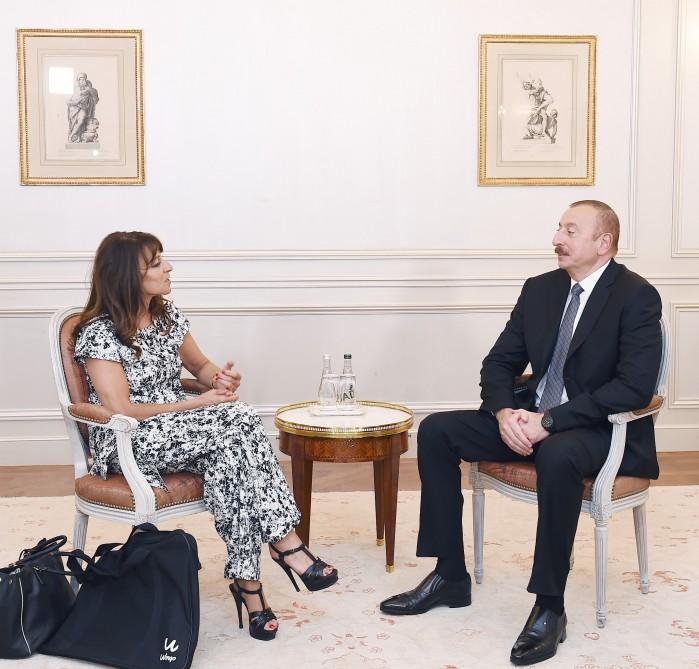 Президент Ильхам Алиев встретился с исполнительным директором компании “Wilmotte & Associés Architectes”