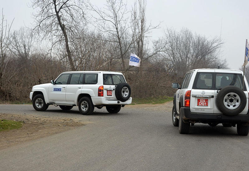 ОБСЕ провел мониторинг на линии соприкосновения войск Азербайджана и Армении