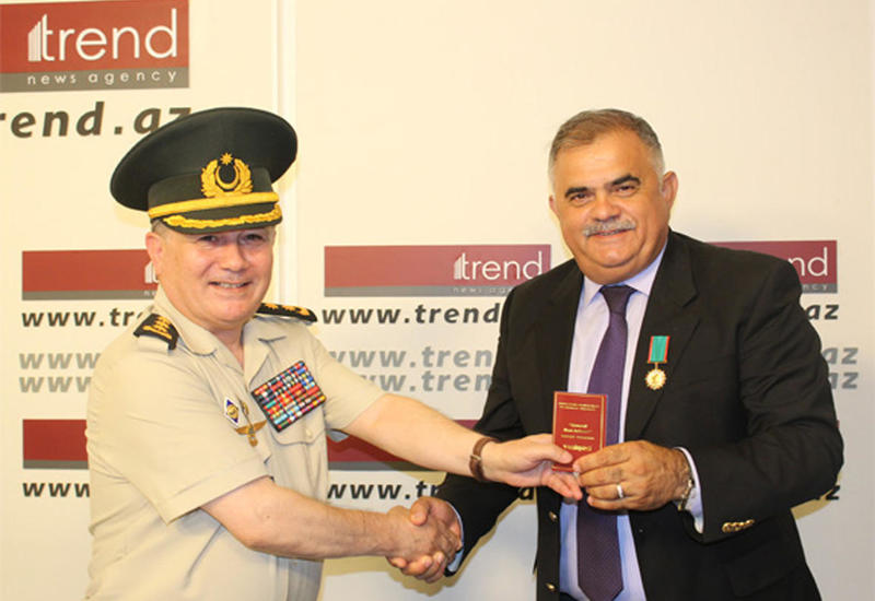 Заместитель гендиректора АМИ Trend награжден медалью Организации ветеранов Азербайджана