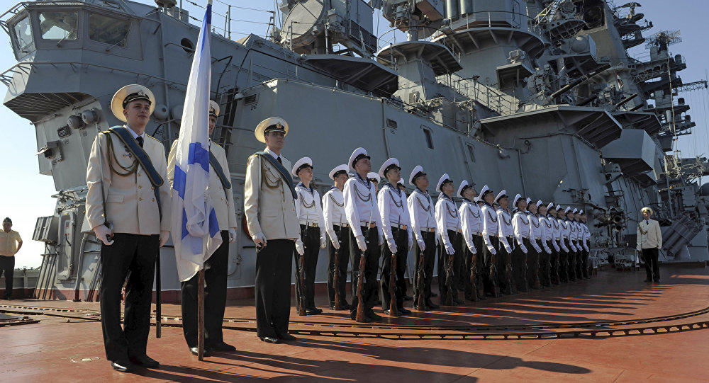 Российские моряки отметили свой праздник в Азербайджане
