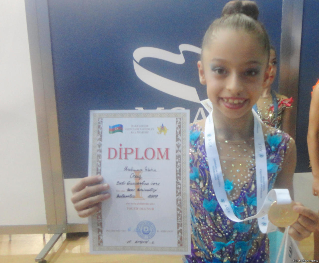 Юная азербайджанская гимнастка Гевхяр Ибрагимова мечтает всегда быть первой