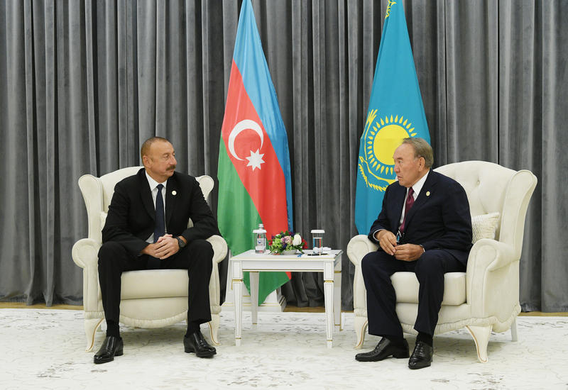 В Актау состоялась встреча Президентов Азербайджана и Казахстана