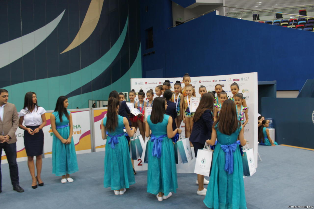 Награждены призеры заключительного дня XXV Чемпионата Азербайджана и Первенства Баку по художественной гимнастике