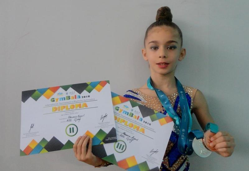 Юная азербайджанская гимнастка: Рада, что завоевала медали международного турнира "GymBala"