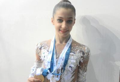 Юная азербайджанская гимнастка: Рада победе на международном турнире "GymBala"