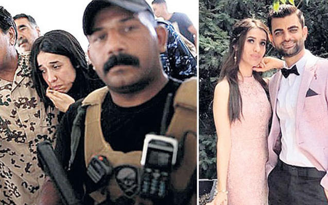 İŞİD əsirliyindən xilas olunan 23 yaşlı Nadia nişanlandı