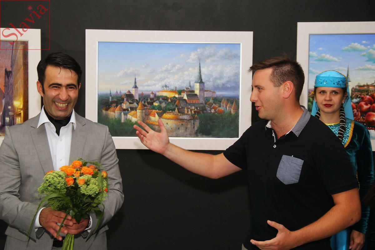 В Таллине прошла выставка азербайджанского художника