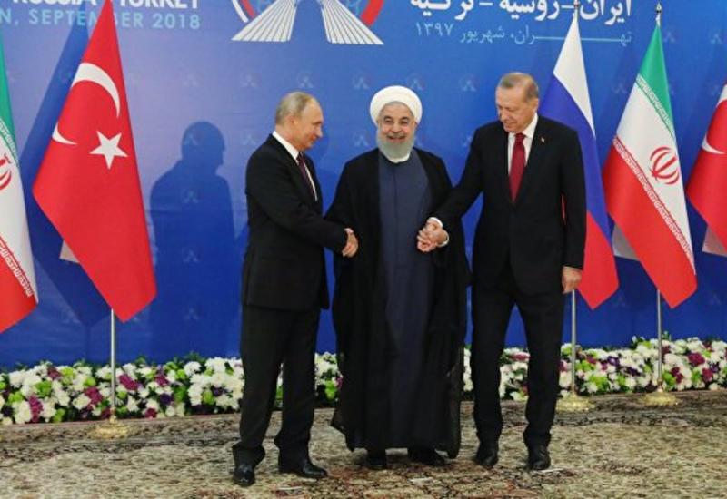 Лидеры России, Турции и Ирана приняли декларацию по итогам саммита по Сирии