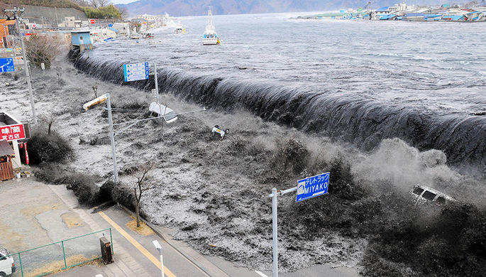 Гигантское цунами на Аляске