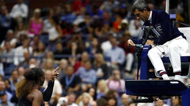 Серену Уильямс оштрафовали на $17 тыс за поведение в финале US Open