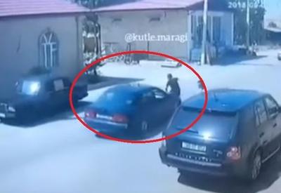 Жуткие кадры наезда на пешехода в Баку <span class="color_red">- ВИДЕО</span>