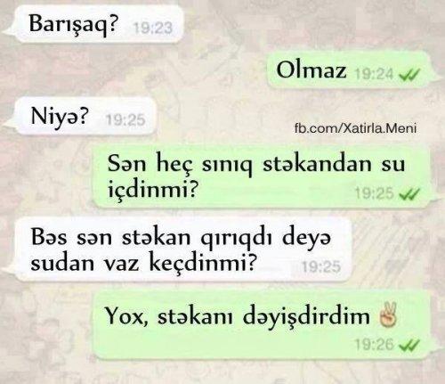 Azərbaycanda rekord qıran “WhatsApp” yazışmaları - Çox güləcəksiniz - FOTOLAR