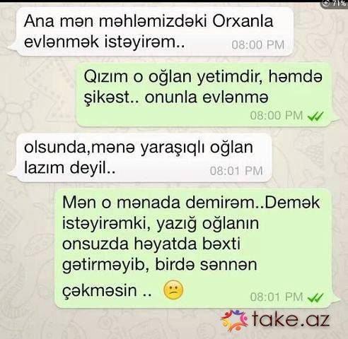 Azərbaycanda rekord qıran “WhatsApp” yazışmaları - Çox güləcəksiniz - FOTOLAR