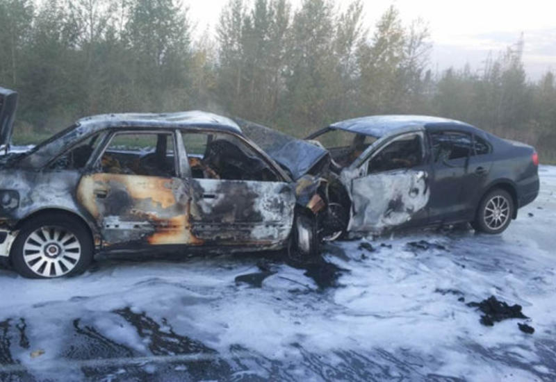 Жуткое ДТП в России: пять человек сгорели заживо