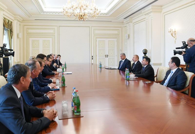 Президент Ильхам Алиев принял вице-канцлера Австрии
