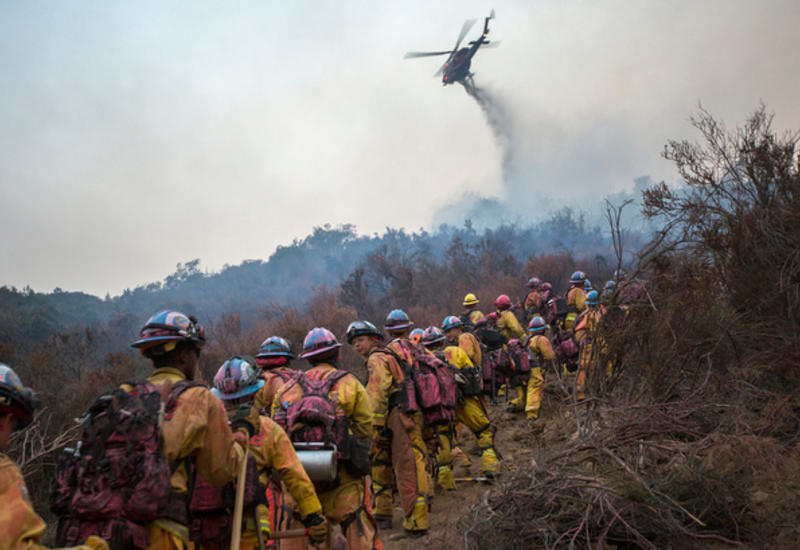 В Калифорнии полностью локализован рекордный по площади природный пожар