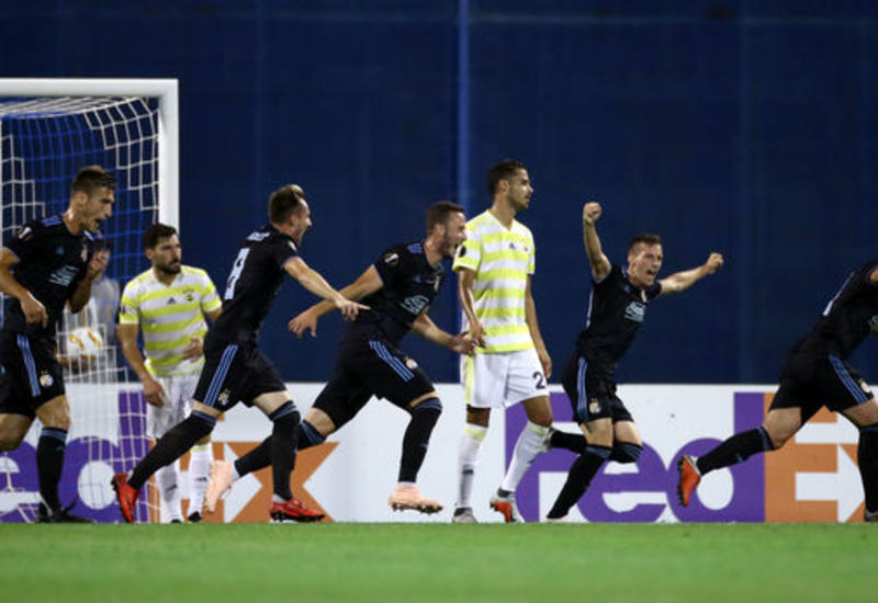 Загребское «Динамо» разгромило «Фенербахче» в матче Лиги Европы