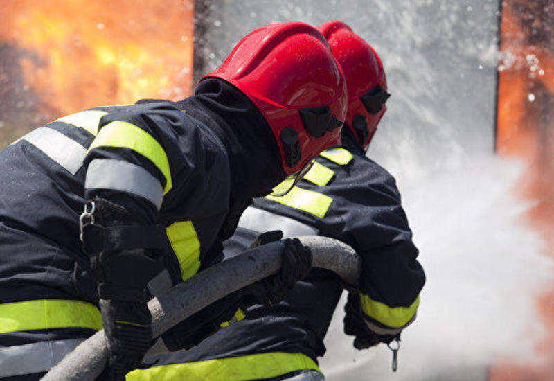Госпогранслужба Азербайджана распространила информацию о пожаре в Академии ГПС