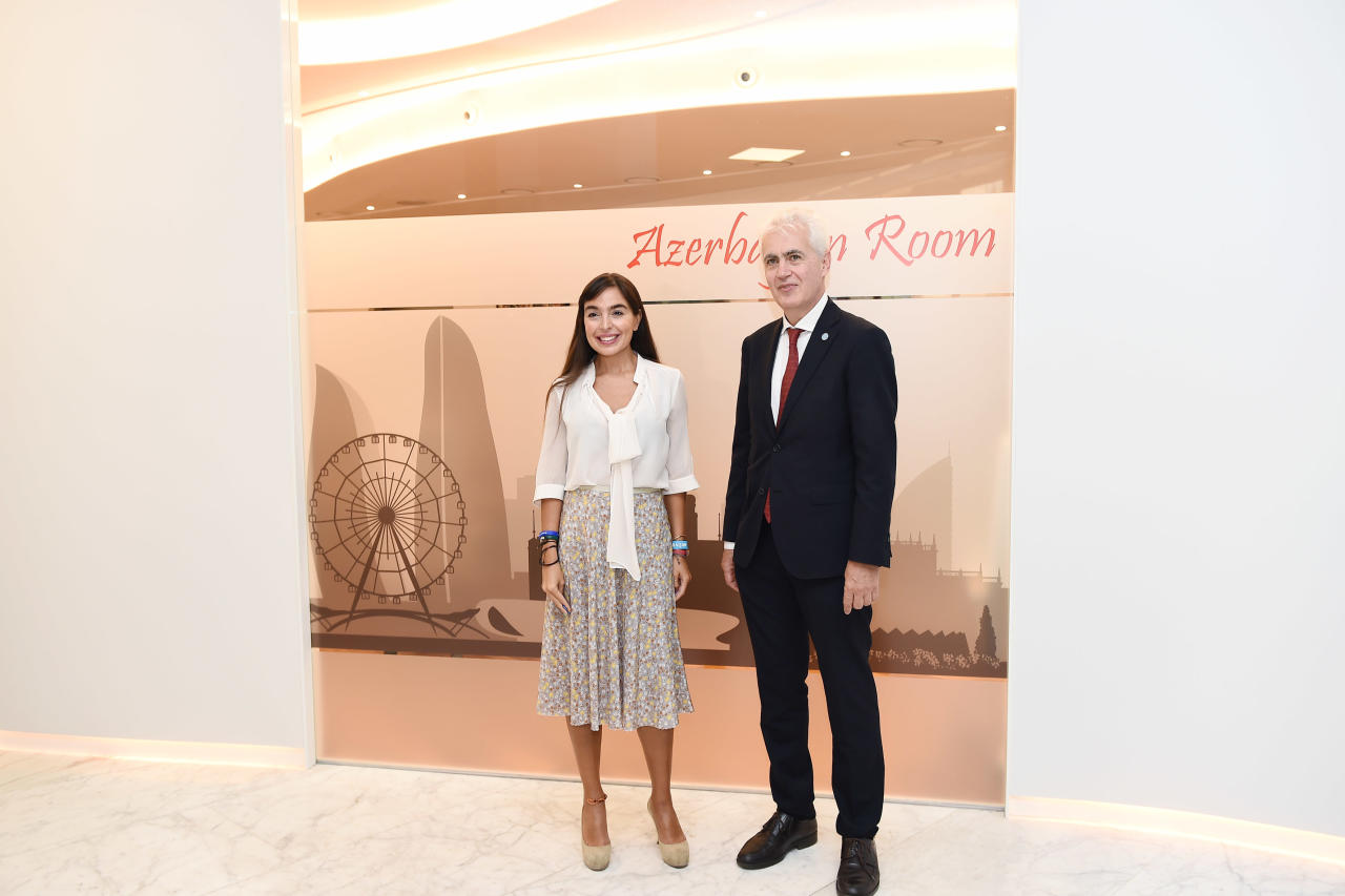 Вице-президент Фонда Гейдара Алиева Лейла Алиева приняла участие в открытии "Азербайджанской комнаты" в главном офисе FAO в Риме