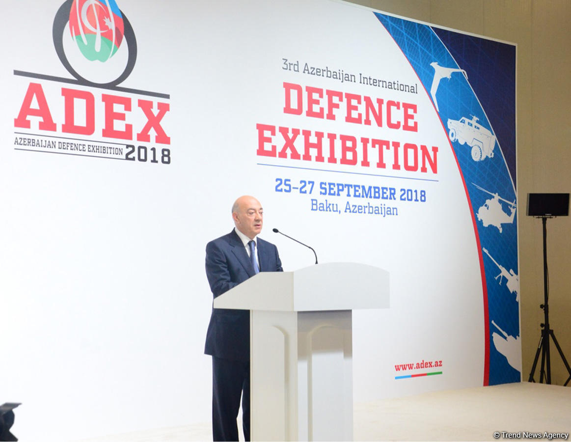 В бакинском экспоцентре открылась Азербайджанская международная оборонная выставка ADEX-2