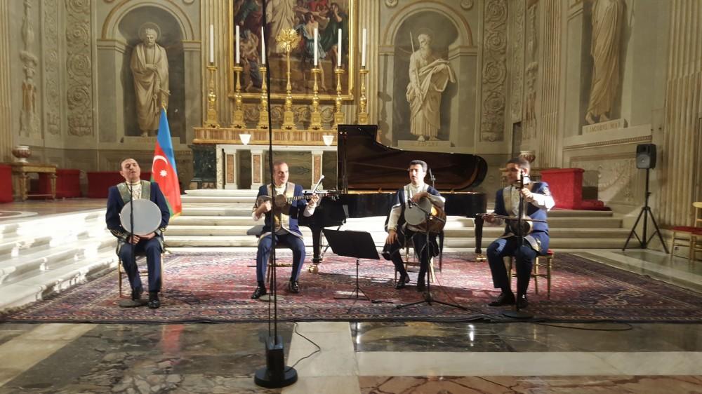 Во дворце Президента Италии состоялся грандиозный концерт азербайджанской музыки