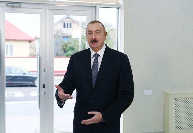 Президент Ильхам Алиев: Поставлена цель реализовать во всех городах Азербайджана на 100 процентов полностью соответствующие стандартам проекты по питьевой воде