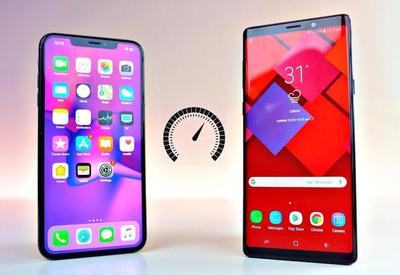 Samsung Galaxy S10 против iPhone Xs Max <span class="color_red">- ВИДЕО</span>