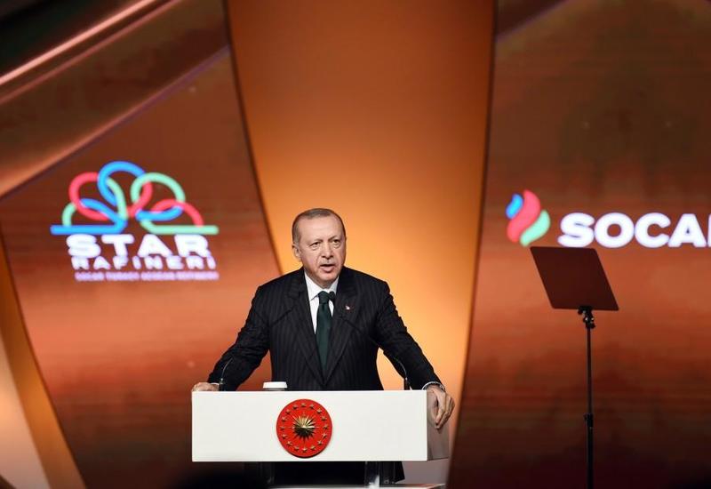 Реджеп Тайип Эрдоган: Открывая НПЗ Star, Азербайджан и Турция еще на шаг продвигают вперед свои связи, которые служат примером для всего мира