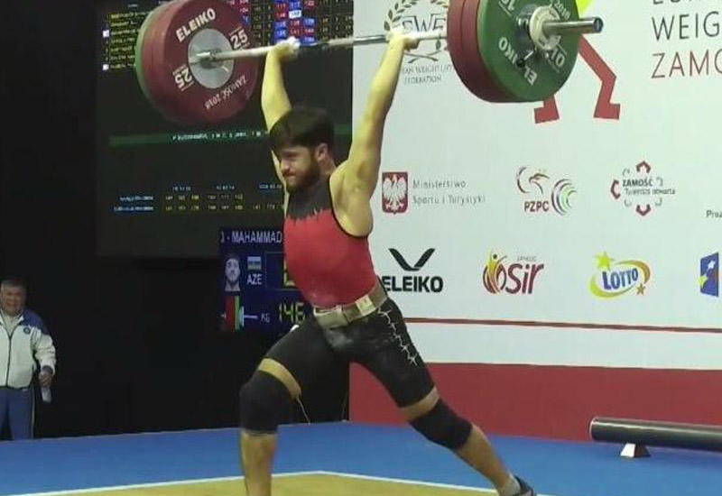 Азербайджанский тяжелоатлет стал чемпионом Европы