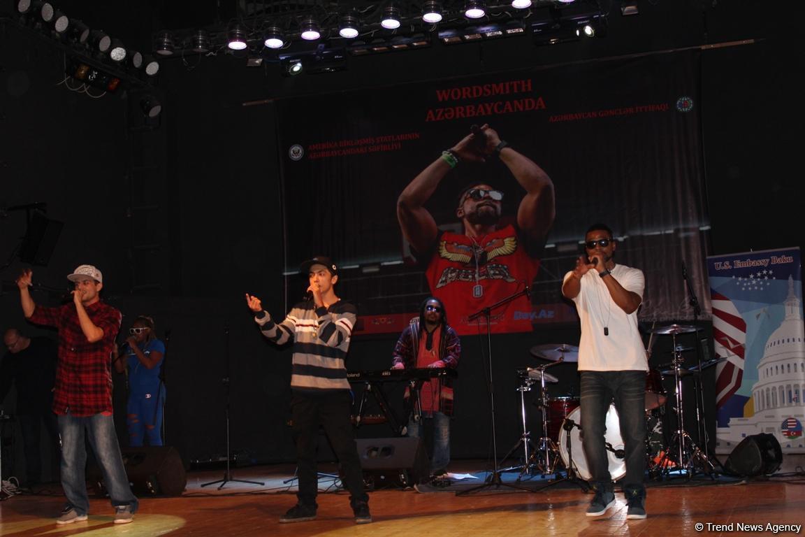 Невероятный концерт американского рэпера Wordsmith в Баку