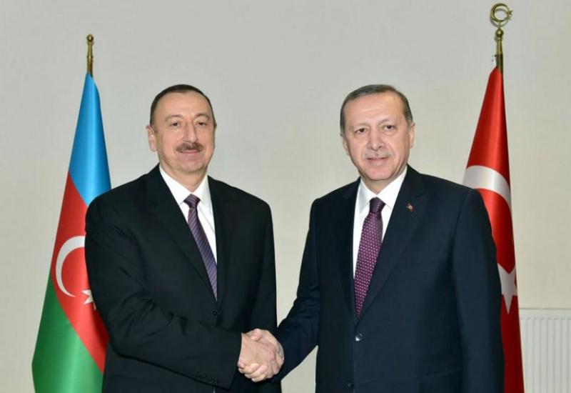 Президент Ильхам Алиев поздравил Реджепа Тайипа Эрдогана
