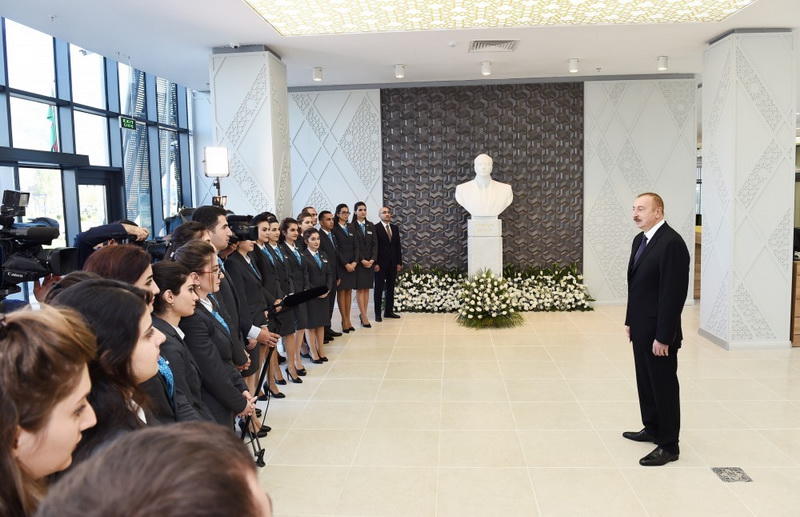 Поездка Президента Ильхама Алиева и Первой леди Мехрибан Алиевой в Шеки