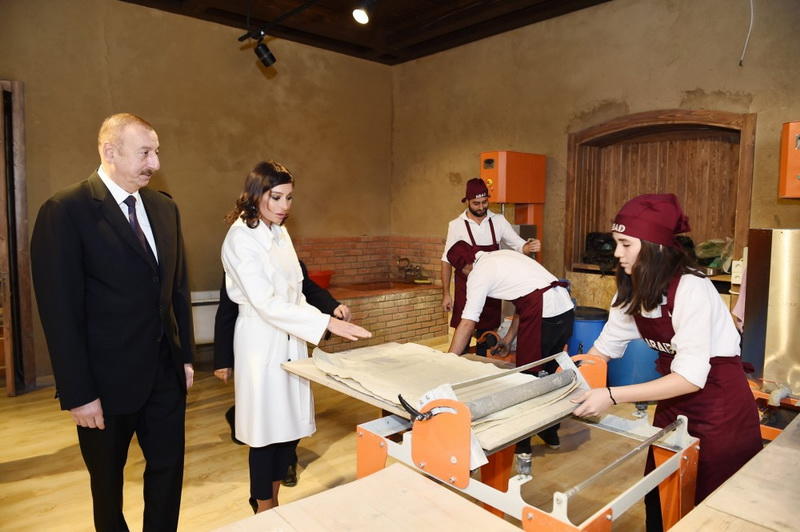 Поездка Президента Ильхама Алиева и Первой леди Мехрибан Алиевой в Шеки