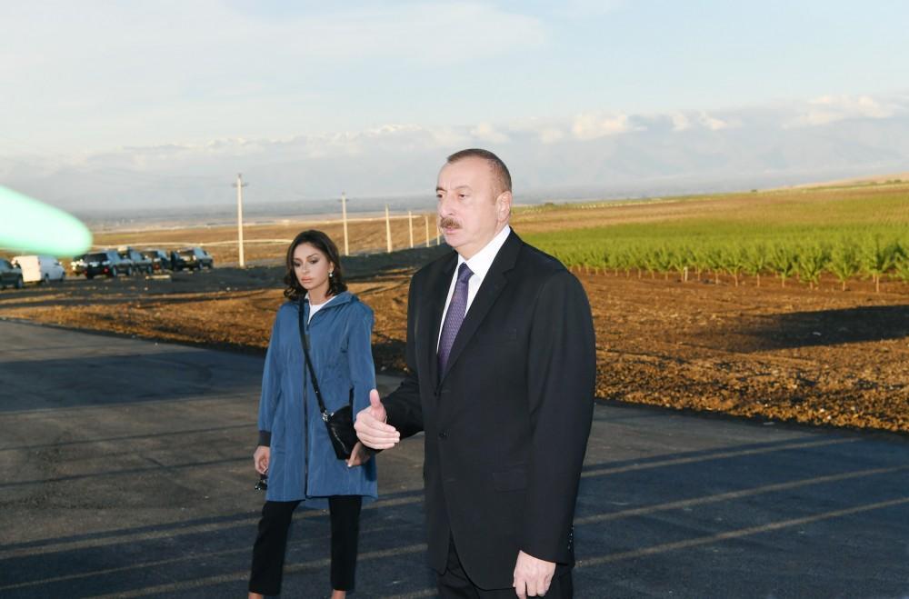Президент Ильхам Алиев: Внимание и поддержка, оказываемые развитию сельского хозяйства в Азербайджане, находятся на высоком уровне в мировом масштабе
