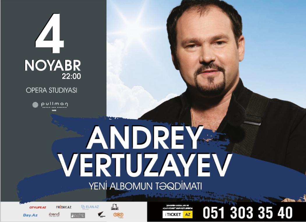 Бакинец Андрей Вертузаев выступит с концертом в Баку