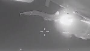 Перехват самолета-разведчика США попал на камеры