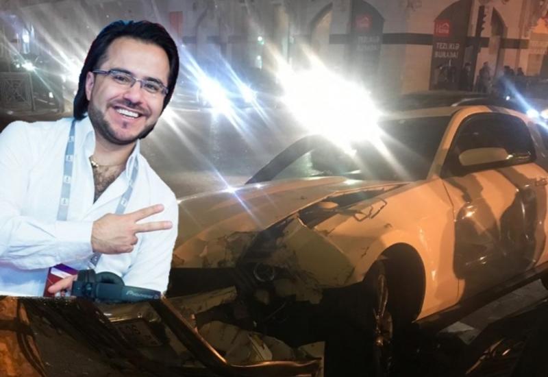 В Баку в аварию попал известный DJ