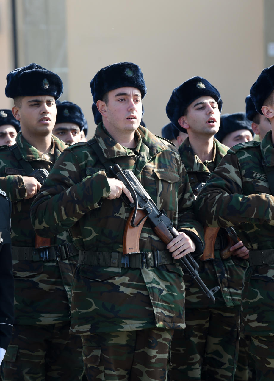 Еще одна группа молодых солдат Службы государственной безопасности приняла присягу Родине