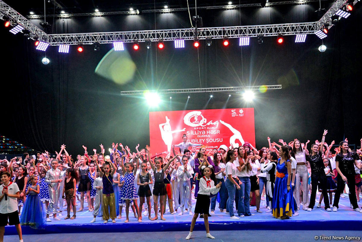 В Национальной арене гимнастики представили грандиозное шоу в честь 5-летнего юбилея клуба "Оджаг Спорт"