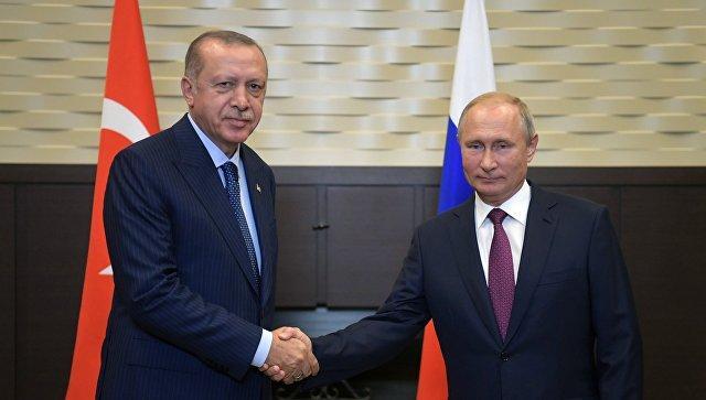 Эрдоган и Путин проведут телефонный разговор