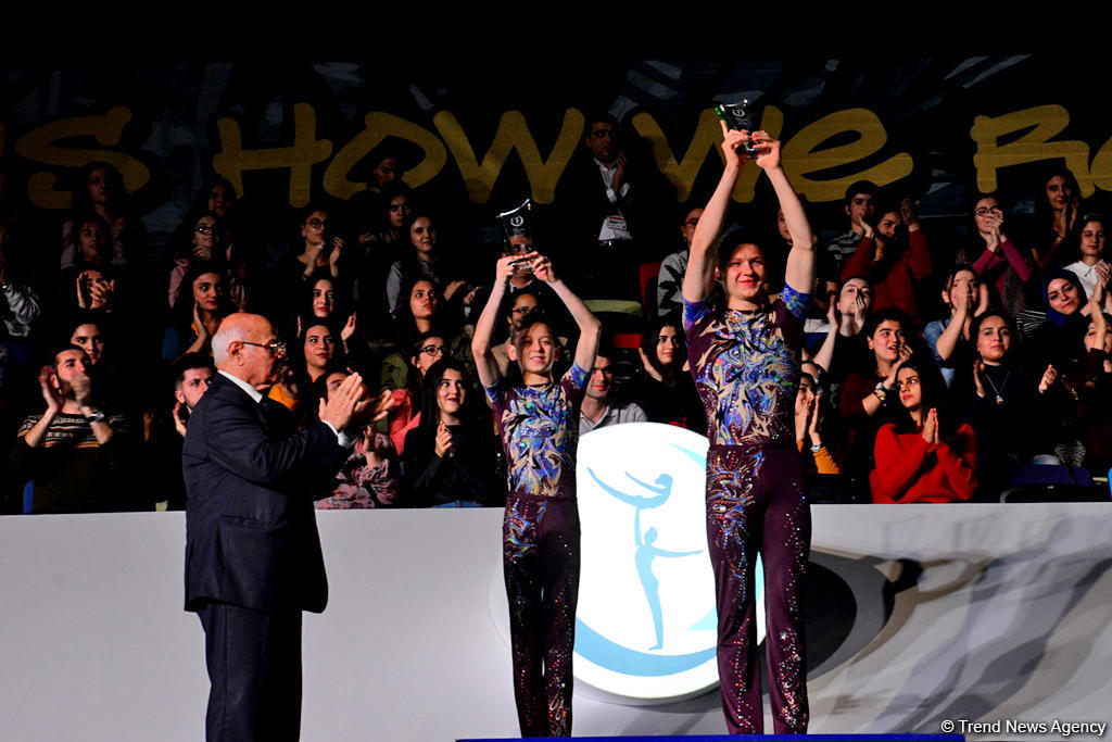 В рамках Кубка мира по акробатической гимнастике в Баку прошло вручение AGF Trophy