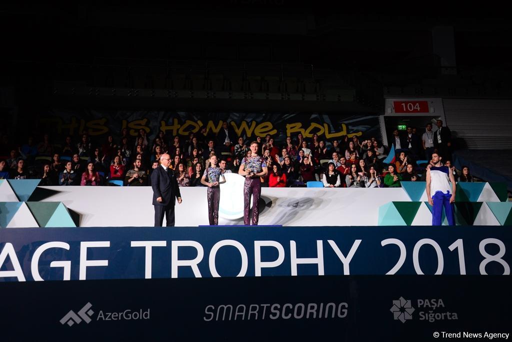 В рамках Кубка мира по акробатической гимнастике в Баку прошло вручение AGF Trophy
