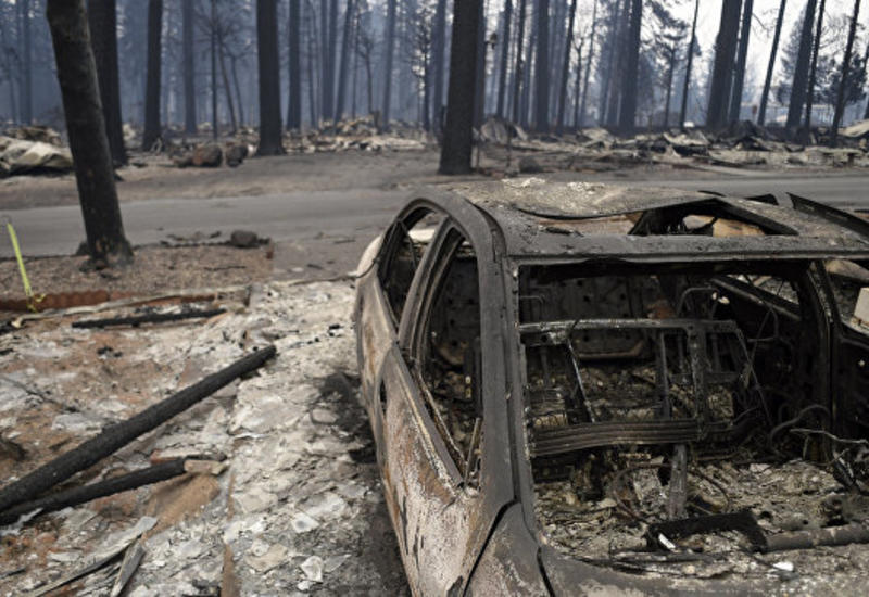 Число пропавших без вести при пожаре в Калифорнии возросло до 1276 человек