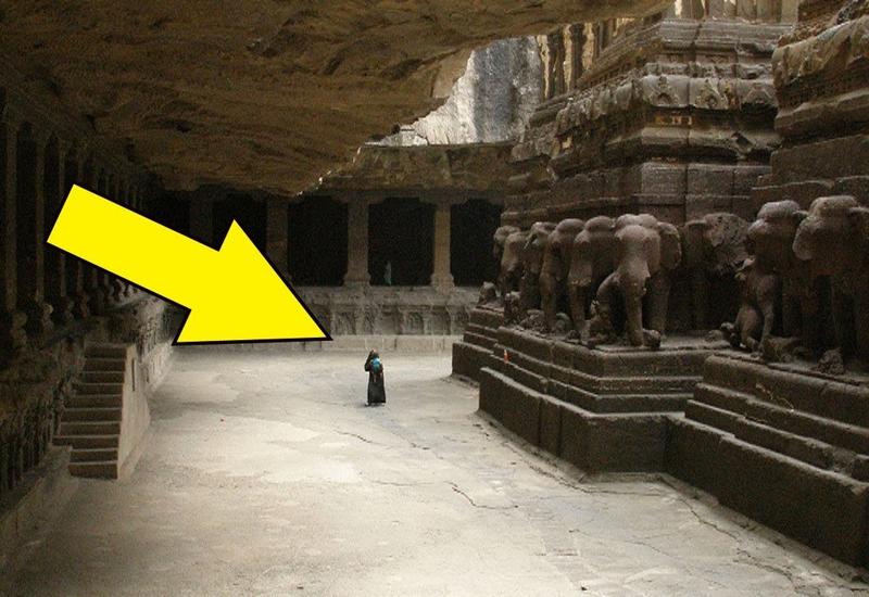 Загадочный храм Кайлаш - самое большое сооружение вырубленное в скале