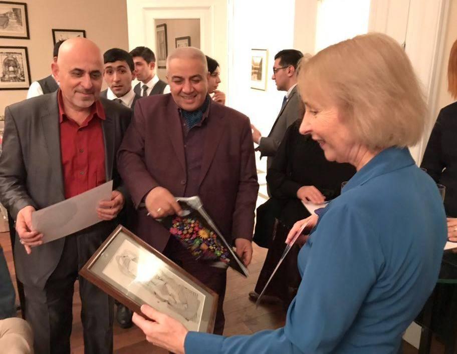 Азербайджанские художники в гостях у британского посла